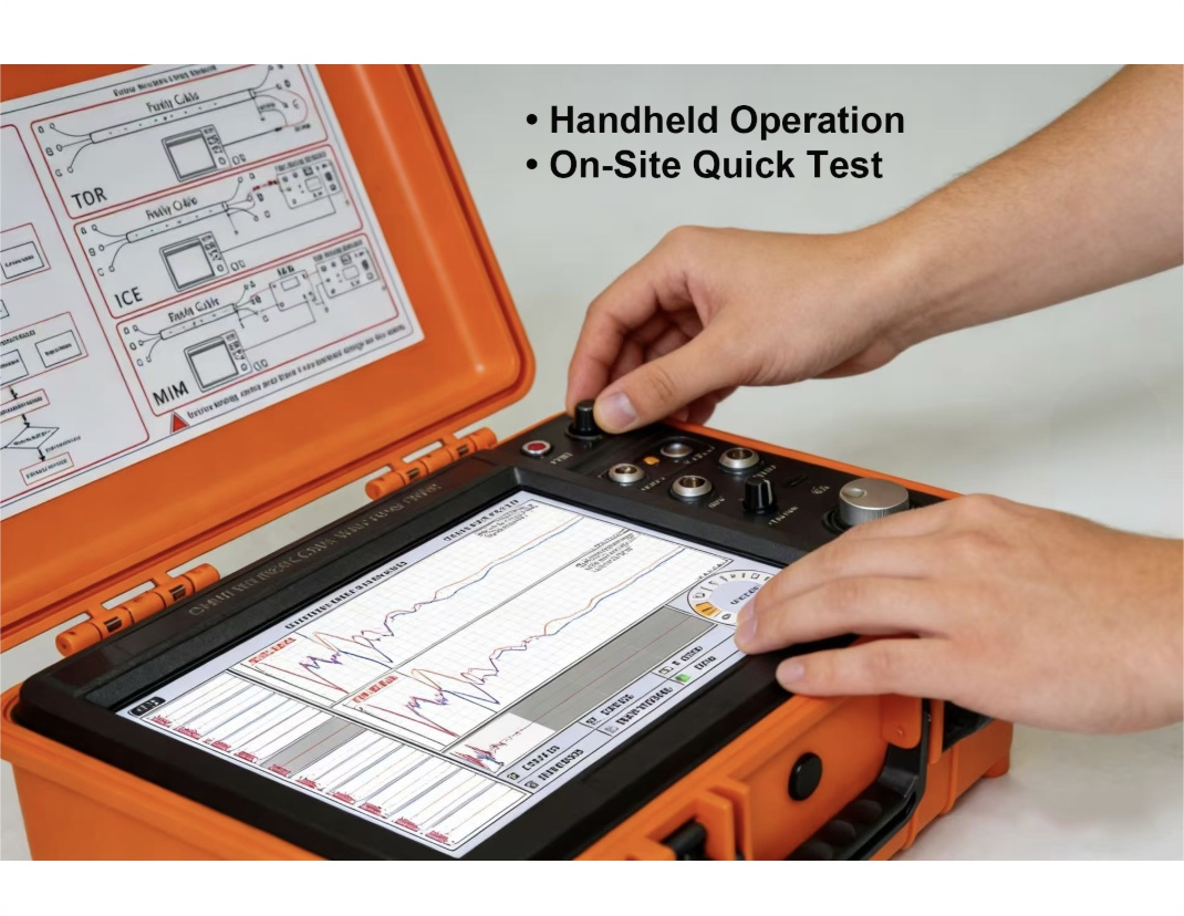 A10 Cable Fault Flash Tester - High Precision TDR